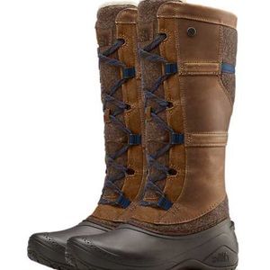 The north face brown shellista iv tall snow boot